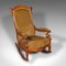 English Rocking Chair in Walnut, 1880s, Image 1