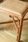Sillas de comedor de bambú con asientos de mimbre, Italia, años 70. Juego de 4, Imagen 5