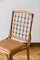 Dining Chairs in Bamboo with Wicker Seats, Italy, 1970s, Set of 4 4