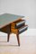 Wooden Console with Colored Glass Top and Drawers, Italy, 1960s 5