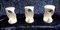 German Cloakroom Hooks in White Painted Metal from Schönbuch, 1970s, Set of 3 1