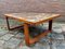 Danish Brutalist Wooden Table with Art Ceramic Tiled Top from Oxart, 1979 3