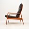 Vintage DanishTeak and Leather Armchairs attributed to Arne Wahl Iversen from Komfort, 1960s, Set of 2, Image 8