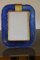 Saphir Blue Twisted Murano Glass and Brass Photo Frame by Barovier E Toso 6