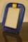 Saphir Blue Twisted Murano Glass and Brass Photo Frame by Barovier E Toso 7