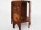 French Liberty Side Table in Carved Wood with Lotus Blossoms, 1920s 7