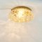 Lampada da soffitto grande in vetro ambrato attribuita a Helena Tynell per Limburg, Germania, anni '60, Immagine 8