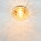 Lampada da soffitto grande in vetro ambrato attribuita a Helena Tynell per Limburg, Germania, anni '60, Immagine 6
