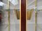 Large Italian Wardrobe with Sliding Doors and Brass Details attributed to Renzo Zavanelli, 1951, Set of 2, Image 17