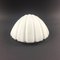 Shell Shaped Wall Lights in Opaline Glass from Limburg, Germany, 1970s, Set of 3 11
