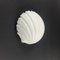 Shell Shaped Wall Lights in Opaline Glass from Limburg, Germany, 1970s, Set of 3, Image 4