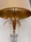 Lampada da tavolo Hollywood Regency in ottone dorato e vetro con base a forma di ananas, Francia, anni '70, Immagine 5