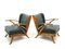 Lounge Chairs, Germany, 1950s, Set of 2 3