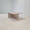 Square Travertine Coffee Table attributed to Up & Up, Italy, 1970s, Image 10