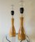Lámparas de mesa Lans vintage torneadas de pino de Ikea, años 70. Juego de 2, Imagen 1