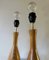 Lámparas de mesa Lans vintage torneadas de pino de Ikea, años 70. Juego de 2, Imagen 3