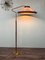 Vintage Adjustable Brass Floor Lamp, Italy, 1950s 25