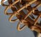 Taburete italiano redondo de ratán y bambú de Franco Albini, años 60, Imagen 4