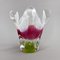 Jarrón Art Glass atribuido a Josef Hospodka para Chribska Glassworks, años 60, Imagen 13