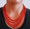 Collier Multirangs en Corail, 1950s 5