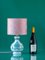 Rare Delft Green Delvert Table Lamp, New Liberty London Lampshade 3