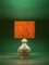 Rare Delft Green Delvert Table Lamp, New Liberty London Lampshade 7