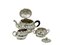 Silver Tea Servie, 1900s, Set of 3 3