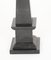 Empire Revival Black Marble Obelisks, 1980s, Set of 2 8