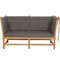 Spoke-Back Sofa in Gray Hallingdal Fabric by Børge Mogensen for Fritz Hansen, 1970s 1