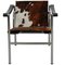 LC-1 Chair in Brown and White Ponyskin by Le Corbusier for Cassina, Image 1