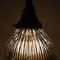 Petite Lampe à Suspension Chapelle Antique en Verre et Laiton de Holophane, 1890s 9