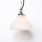 Moonstone Glass Pendant Light with Chrome Fittings, 1890s, Image 3