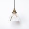 Holophane B2 Small Decorative Prismatic Glass Pendant Light, 1930s 3