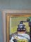 Bodegón con lámpara, años 50, óleo sobre lienzo, enmarcado, Imagen 8