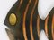 Mid-Century Hammered Copper Angel Fish Wall Plaque, Austria, 1950s, Image 8