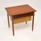 Vintage Teak Side Table attributed to Karl Edvard Korseth for Rybo, 1960s, Image 1