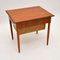Vintage Teak Side Table attributed to Karl Edvard Korseth for Rybo, 1960s 5