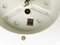 Lampada da soffitto Velella in vetro opalino bianco e metallo di Achille Castiglioni per Flos, anni '60, Immagine 4