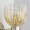 Lampade da parete in vetro di Murano, cristallo e oro, Italia, anni '90, set di 2, Immagine 11