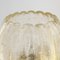 Appliques Murales en Verre de Murano Couleur Cristal et Décorations Dorées, Verre Soufflé et Décorations Artistiques, 1990s, Set de 2 8