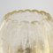 Murano Glass Wall Lamps in Crystal Color and Gold Decorations, Blown Glass and Artistic Decorations, 1990s, Set of 2 8