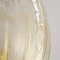 Appliques Murales en Verre de Murano Couleur Cristal et Décorations Dorées, Verre Soufflé et Décorations Artistiques, 1990s, Set de 2 9