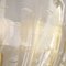 Wandlampen aus Muranoglas in Kristallfarbe & Goldfarbenen Verzierungen, Mundgeblasenes und Rostrate Glas, Italien, 1990er, 2er Set 9