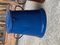 Blue Enamel Bin, 1950s, Image 1