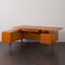 Bureau de Direction en Forme de L Mid-Century en Teck avec Enfilade dans le style d'Arne Vodder, Allemagne, 1970s 1