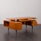 Mid-Century Teak Executive L Shaped Desk with Sideboard in the style of Arne Vodder, Germany, 1970s 8