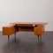 Bureau de Direction en Forme de L Mid-Century en Teck avec Enfilade dans le style d'Arne Vodder, Allemagne, 1970s 4