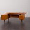 Mid-Century Teak Executive L Shaped Desk with Sideboard in the style of Arne Vodder, Germany, 1970s, Image 4