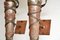 Art Deco Steel, Copper and Glass Sconces, 1930s, Set of 2, Image 6