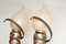 Art Deco Steel, Copper and Glass Sconces, 1930s, Set of 2 4